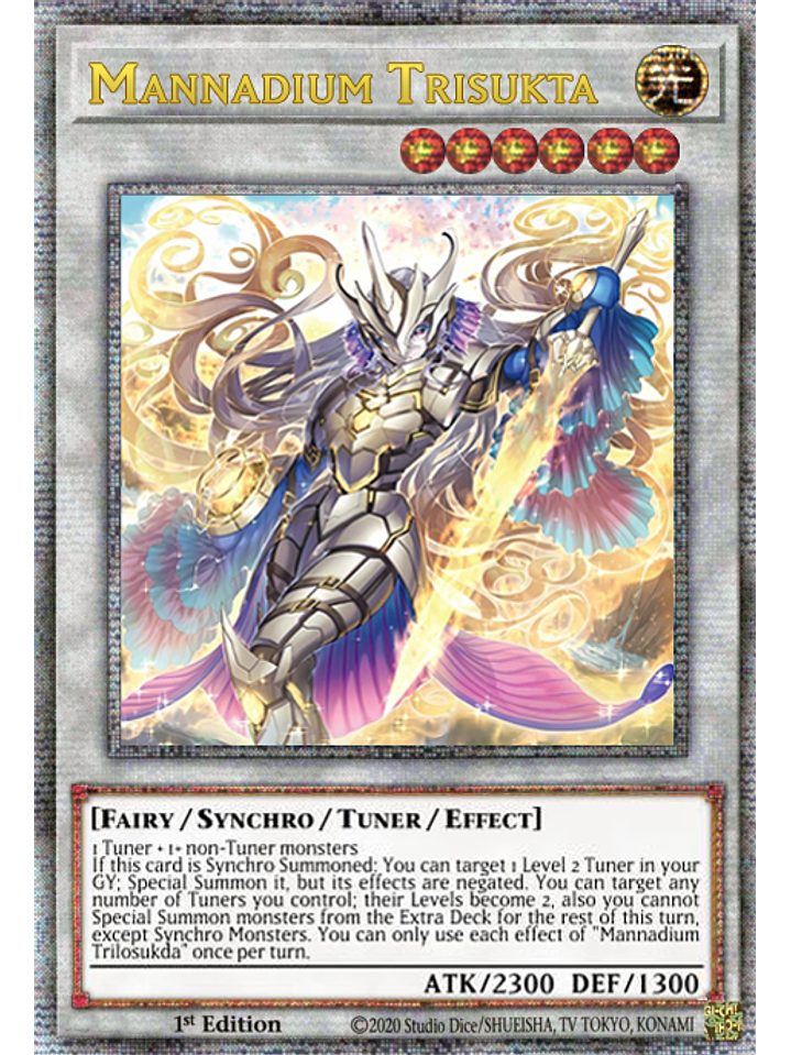 Mannadium Trisukta - AGOV-EN037 - Quarter Century Rare 1st Edition 1