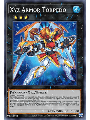 Xyz Armor Torpedo - AGOV-EN039 - Super Rare 1st Edition
