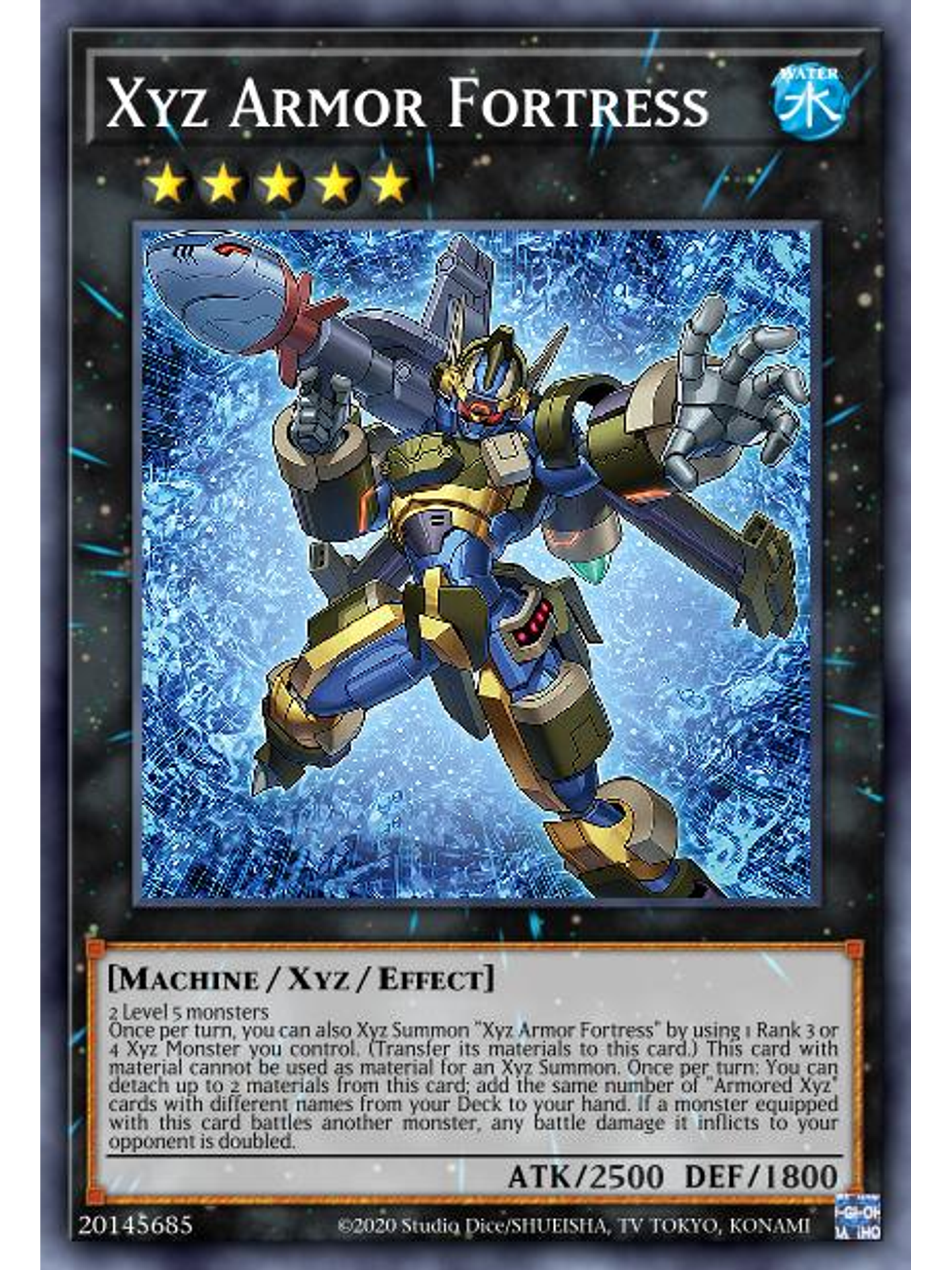 Xyz Armor Fortress - AGOV-EN040 - Super Rare 1st Edition 1