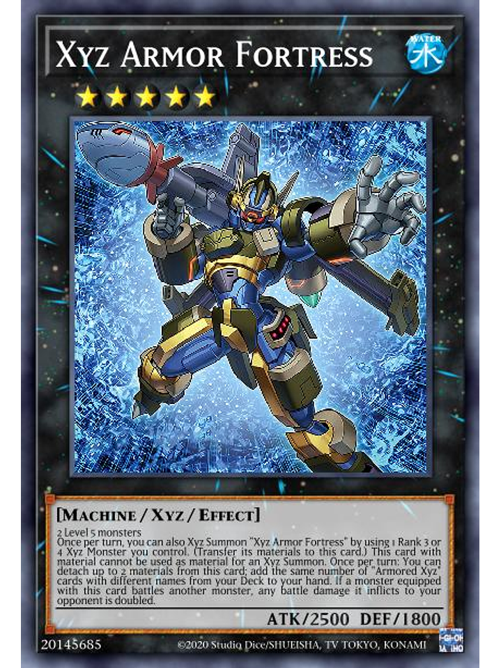 Xyz Armor Fortress - AGOV-EN040 - Super Rare 1st Edition 1
