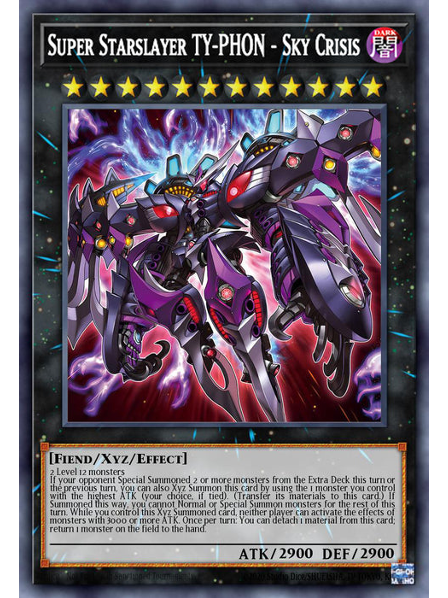 Super Starslayer TY-PHON - Sky Crisis - AGOV-EN042 - Ultra Rare 1st Edition 1