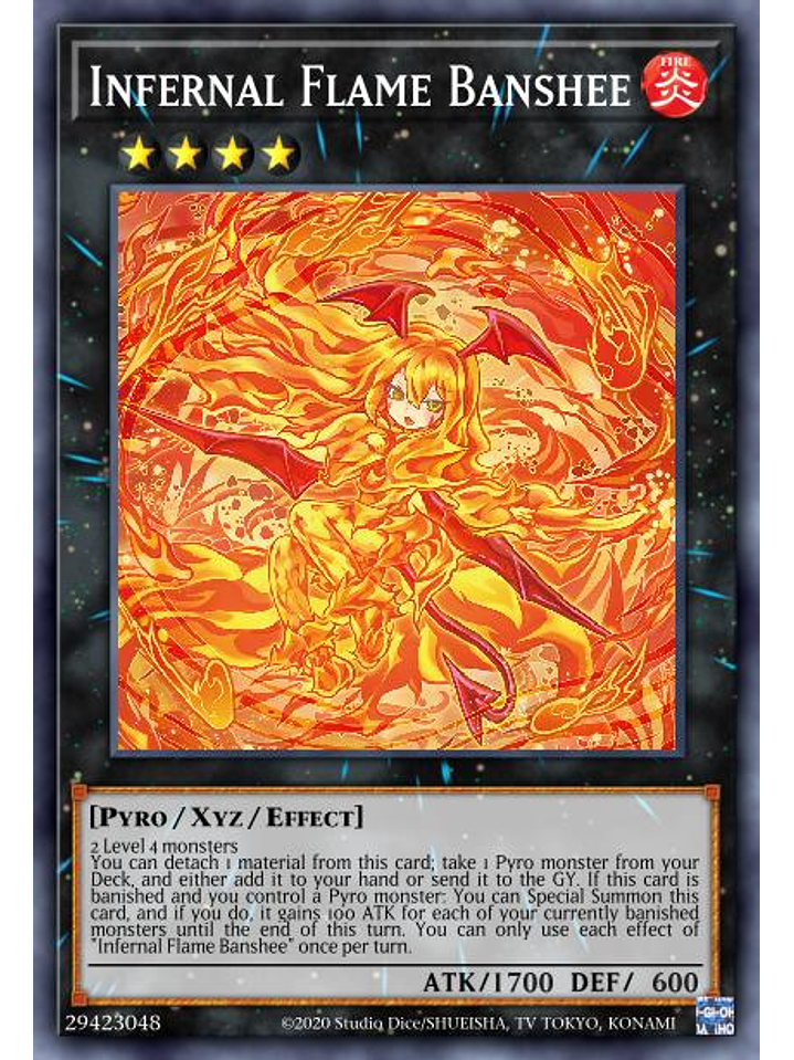 Infernal Flame Banshee - AGOV-EN043 - Ultra Rare 1st Edition 1
