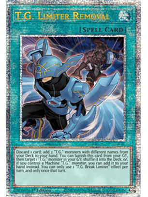 T.G. Limiter Removal - AGOV-EN049 - Quarter Century Rare 1st Edition