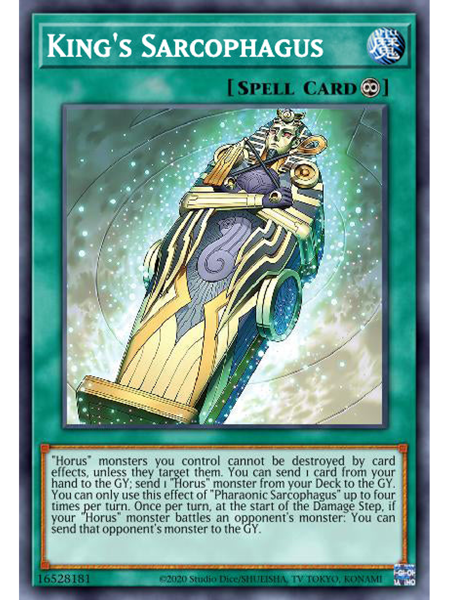 King's Sarcophagus - AGOV-EN058 - Ultra Rare 1st Edition 1