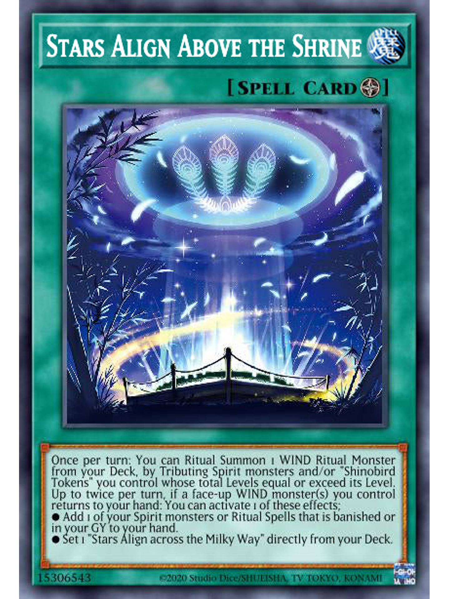 Stars Align Above the Shrine - AGOV-EN061 - Common 1st Edition 1