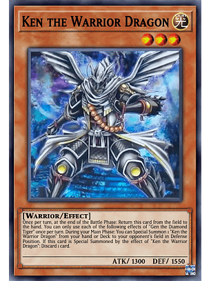 Ken the Warrior Dragon - AGOV-EN081 - Common 1st Edition