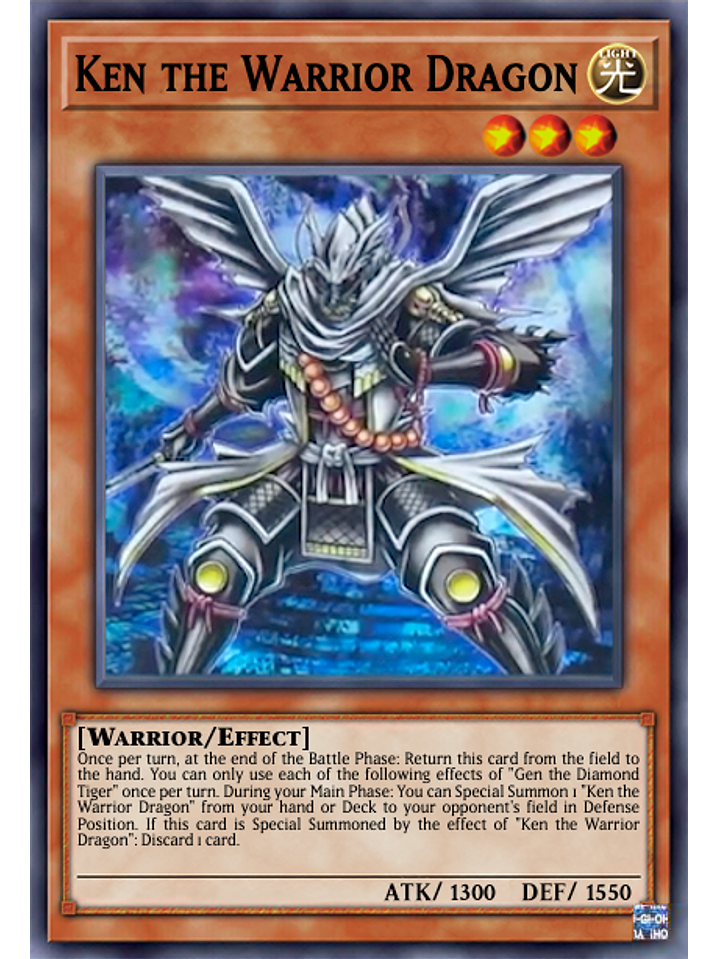 Ken the Warrior Dragon - AGOV-EN081 - Common 1st Edition 1