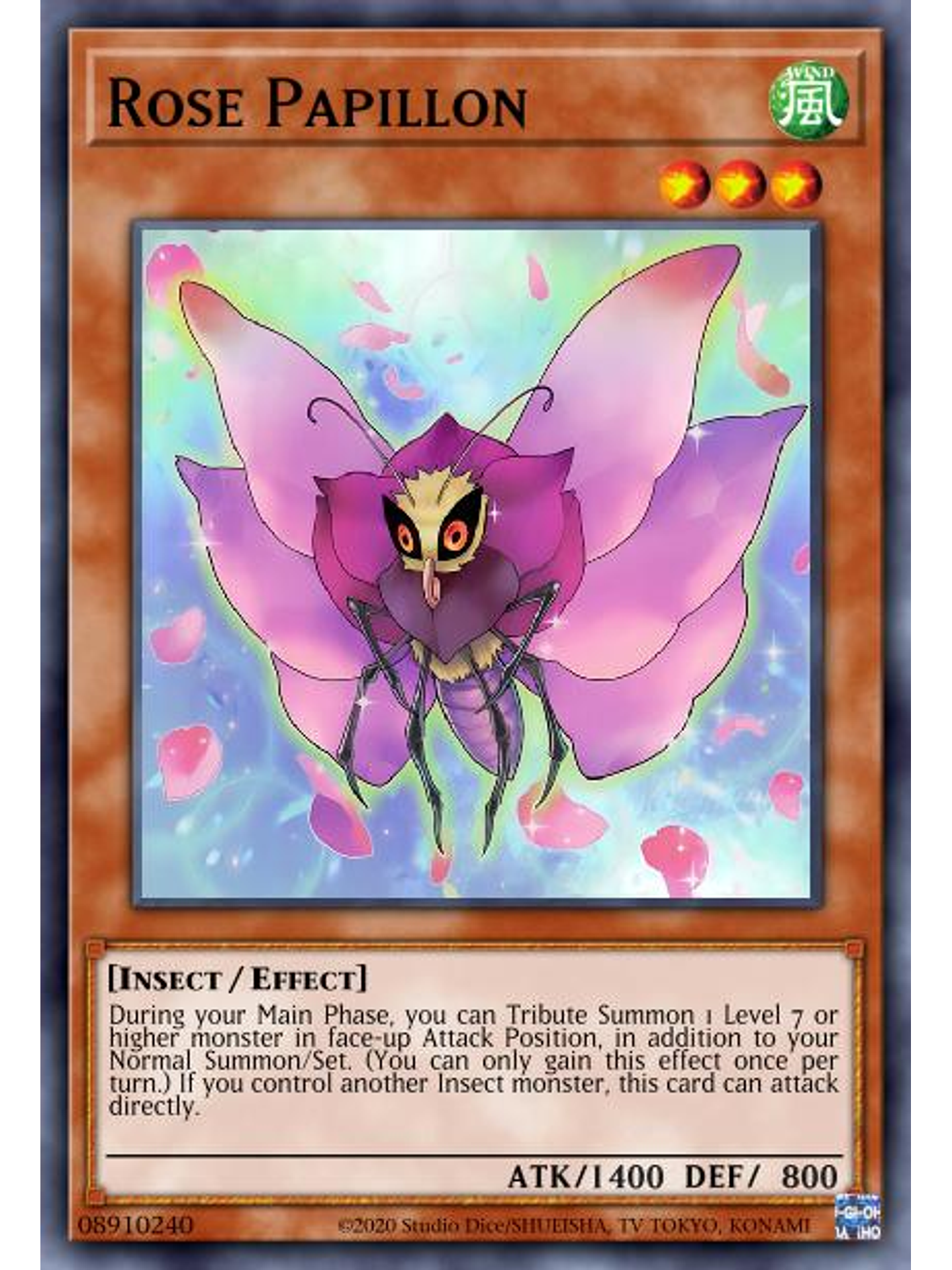 Rose Papillon - AGOV-EN093 - Common 1st Edition 1