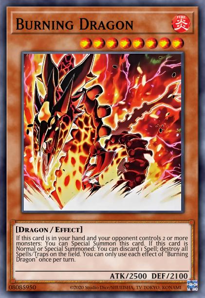 Burning Dragon - AGOV-EN094 - Super Rare 1st Edition
