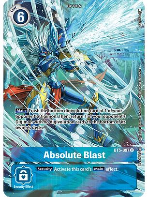BT5-097 (Alternative Art) Absolute Blast