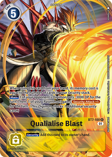 BT7-100 (Alternative Art) Qualialise Blast