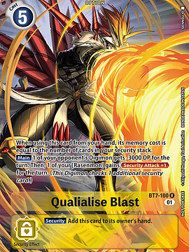 BT7-100 (Alternative Art) Qualialise Blast