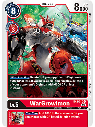 EX2-010 (Alternative Art) Wargrowlmon