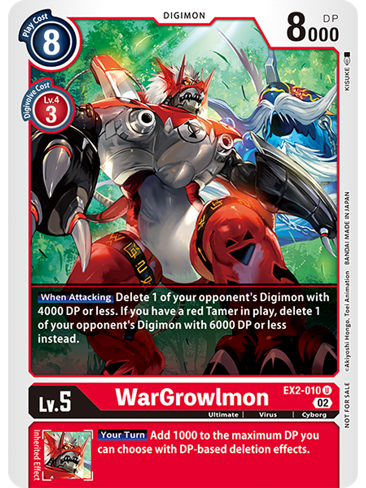 EX2-010 (Alternative Art) Wargrowlmon 1
