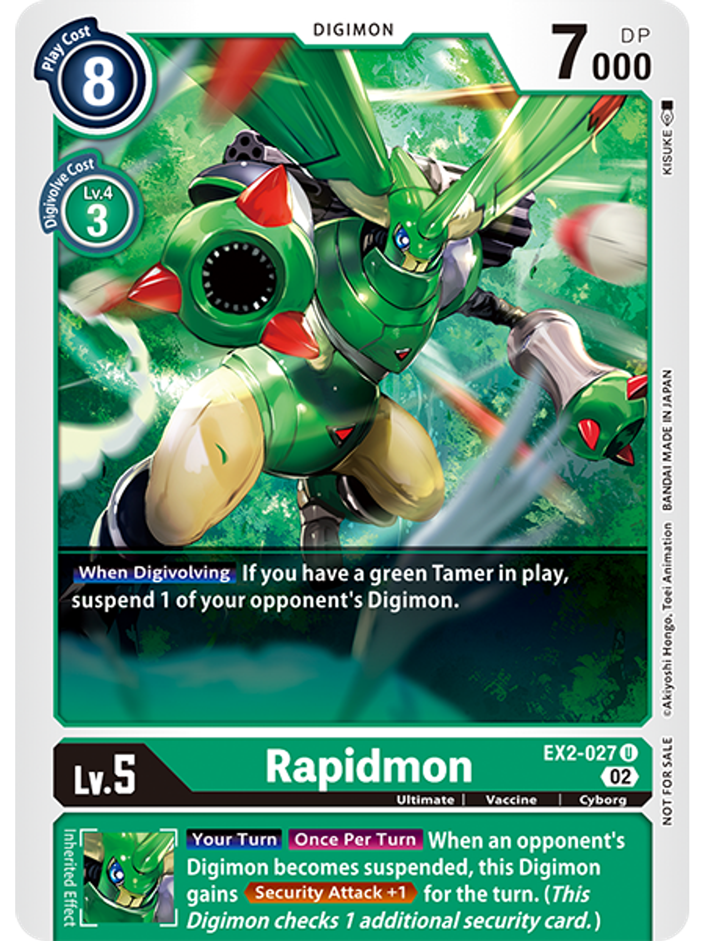 EX2-027 (Alternative Art) Rapidmon 1