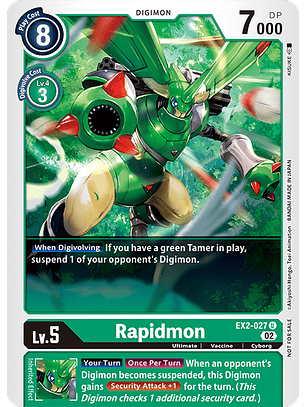 EX2-027 (Alternative Art) Rapidmon
