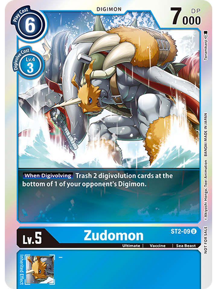 ST2-09 (Alternative Art) Zudomon 1