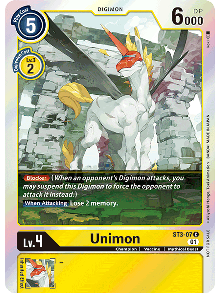ST3-07 (Alternative Art) Unimon 1