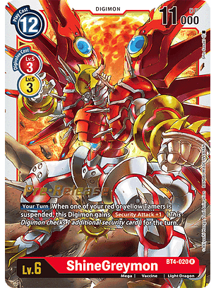 BT4-020 R ShineGreymon (PRE)