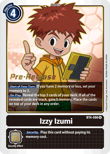 BT4-096 R Izzy Izumi (PRE)