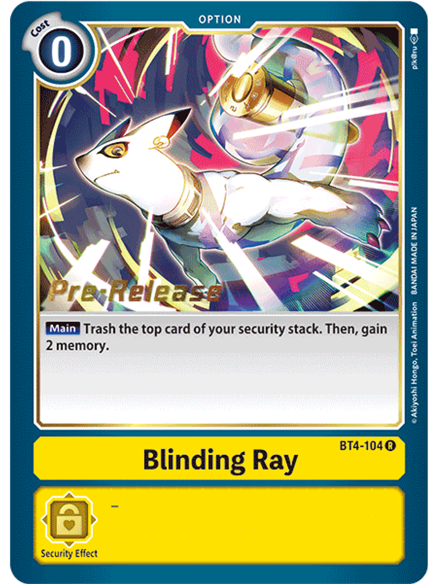 BT4-104 R Blinding Rare (PRE) 1