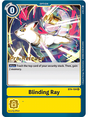 BT4-104 R Blinding Rare (PRE)