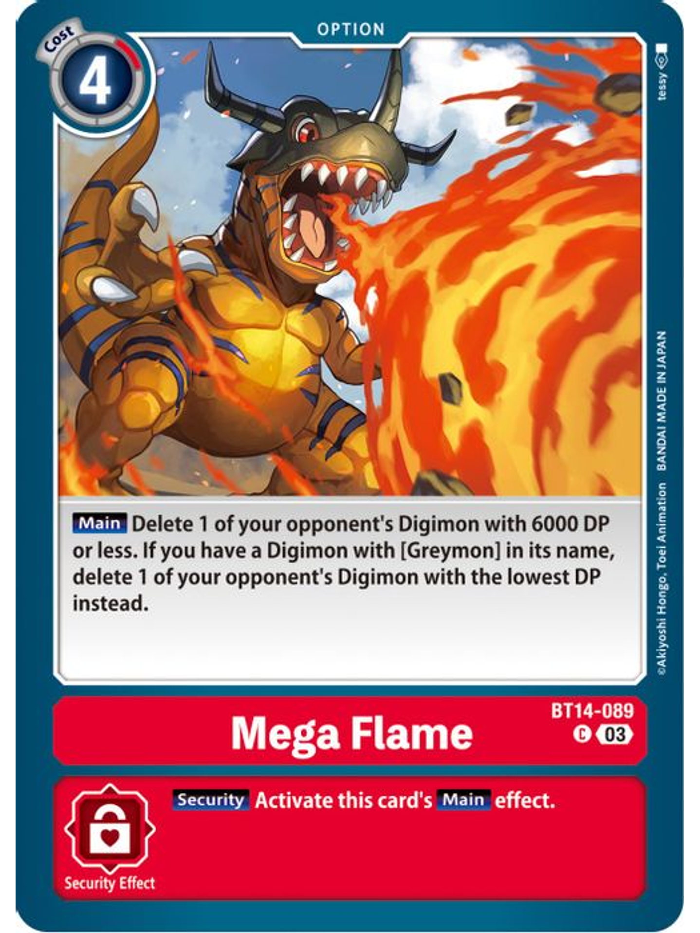 BT14-089 C Mega Flame 1