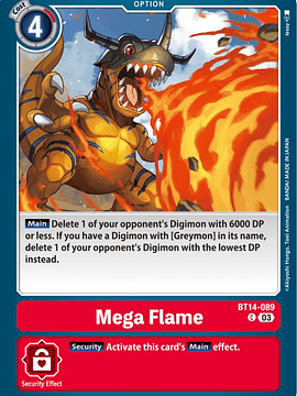 BT14-089 C Mega Flame