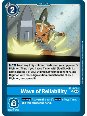 BT14-091 U Wave of Reliability