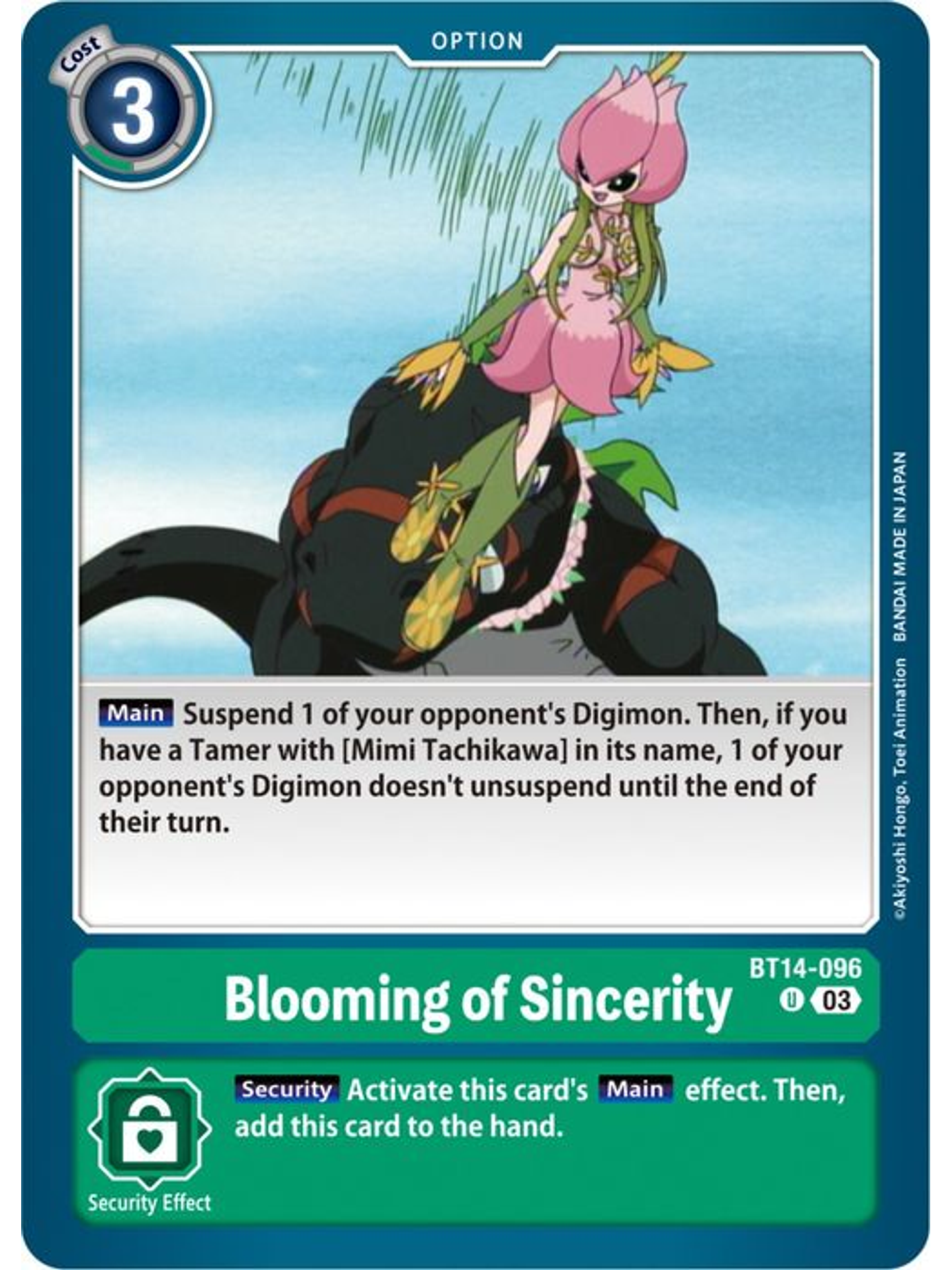 BT14-096 U Blossoming Sincerity 1