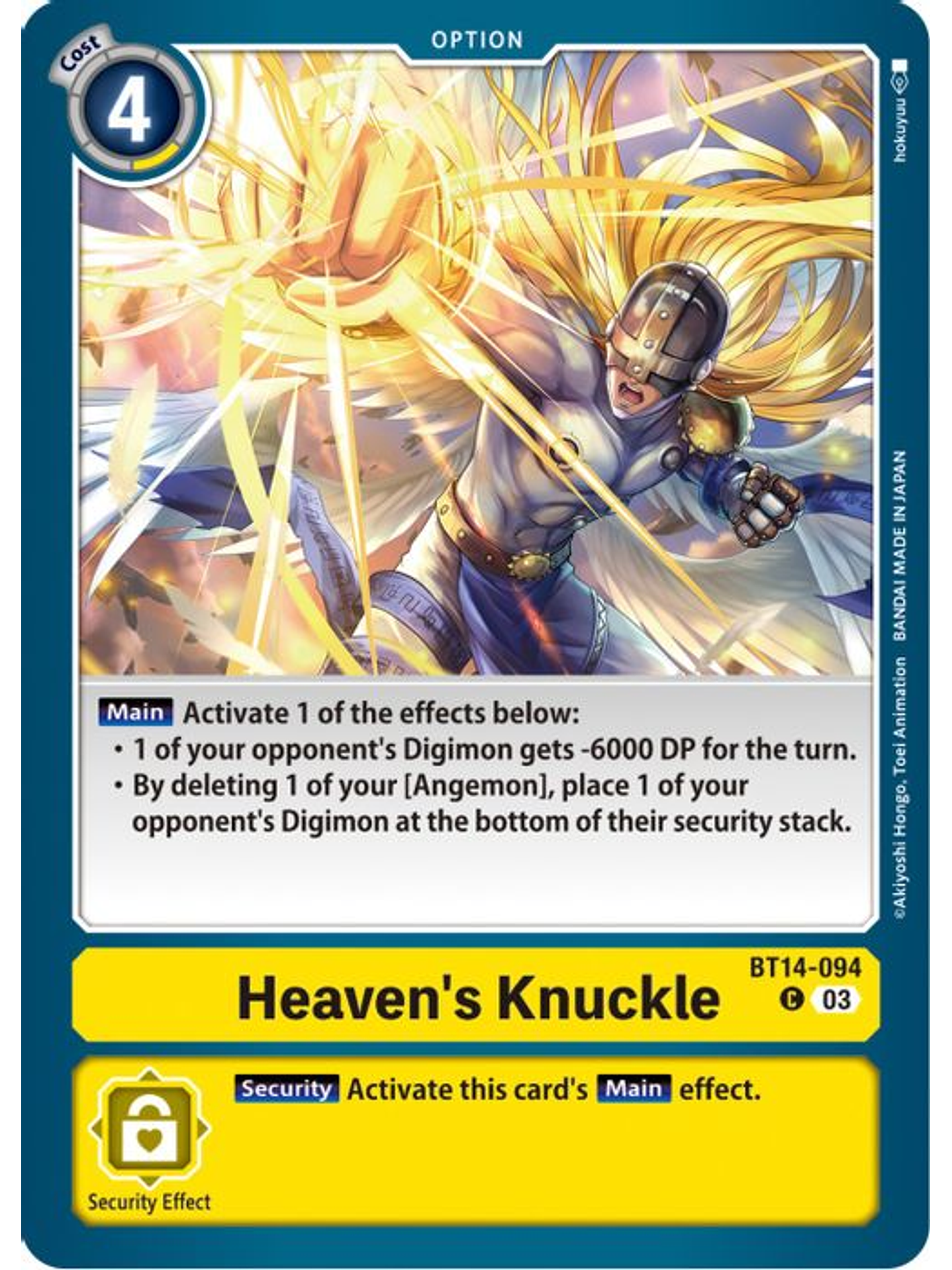 BT14-094 C Heaven's Knuckle 1