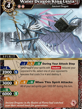 BSS03-002 R Water Dragon King Levia