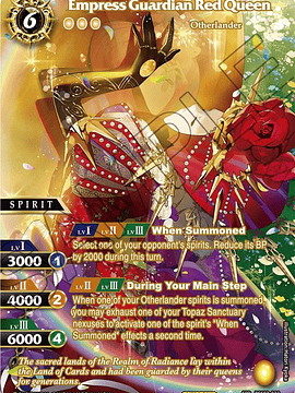 BSS03-033 (Special Rare) Empress Guardian Red Queen