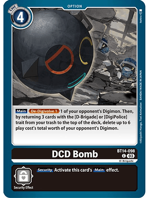BT14-098 C DCD Bomb