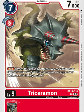 BT14-016 C Triceramon