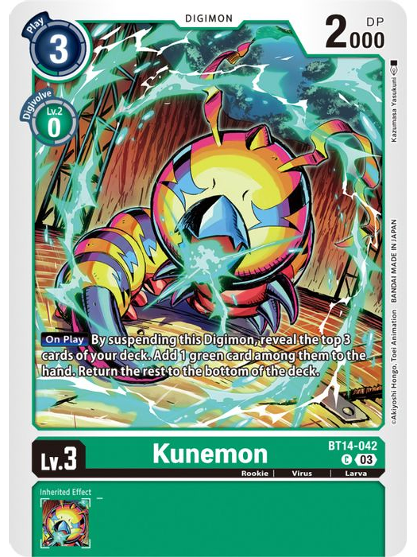 BT14-042 C Kunemon 1
