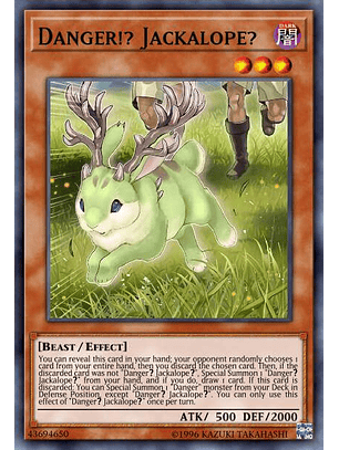 Danger!? Jackalope? - RA01-EN013 - Super Rare