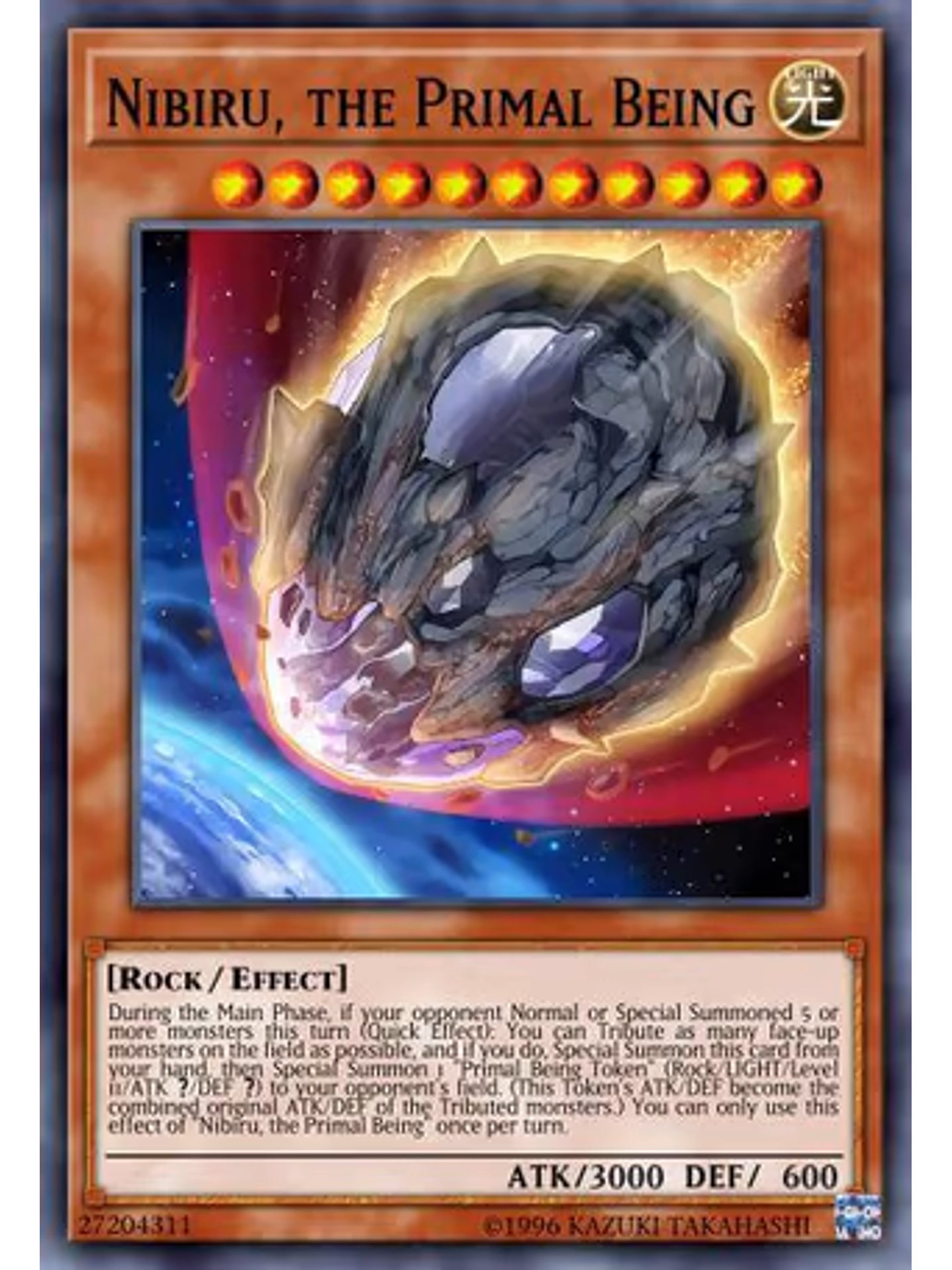 Nibiru, the Primal Being - RA01-EN015 - Super Rare 1