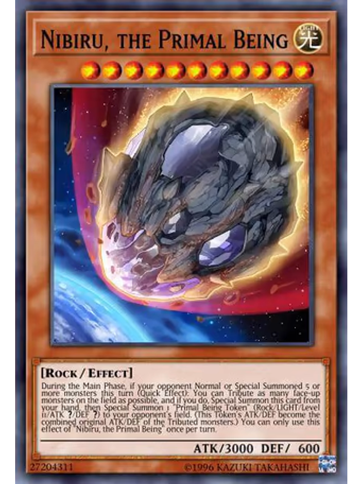 Nibiru, the Primal Being - RA01-EN015 - Super Rare 1