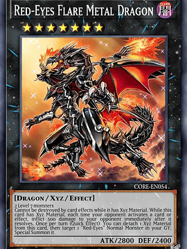 Red-Eyes Flare Metal Dragon - RA01-EN038 - Super Rare
