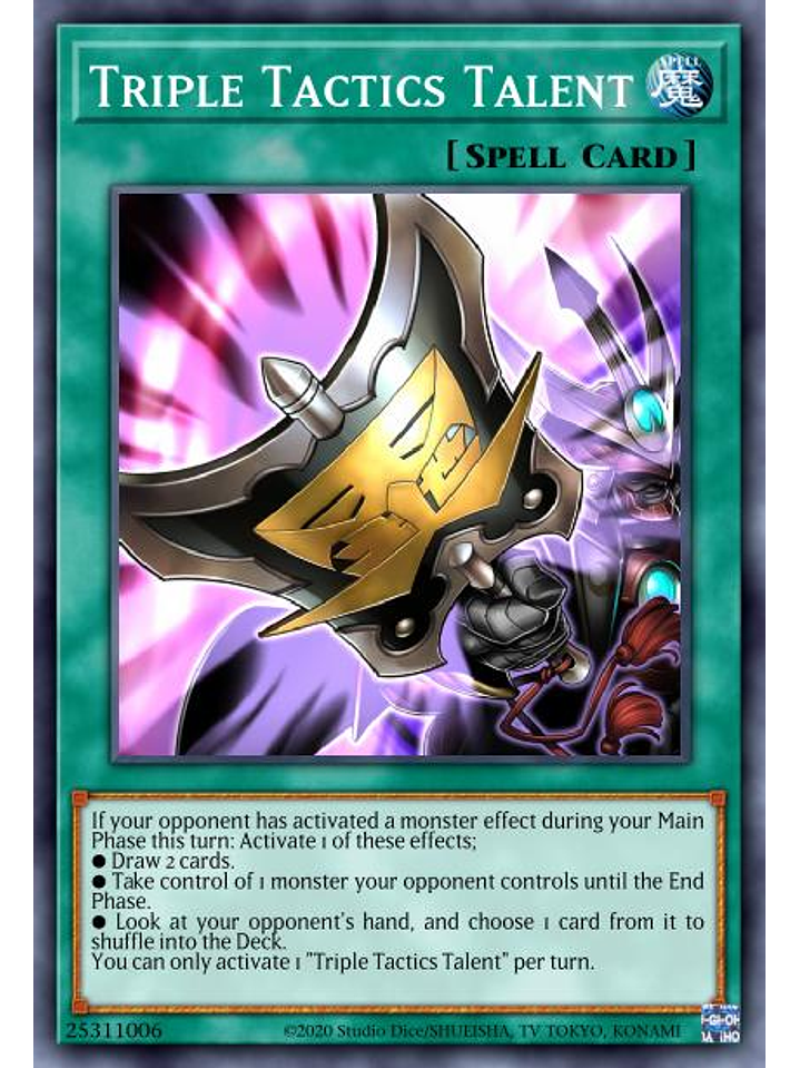 Triple Tactics Talent - RA01-EN063 - Super Rare 1