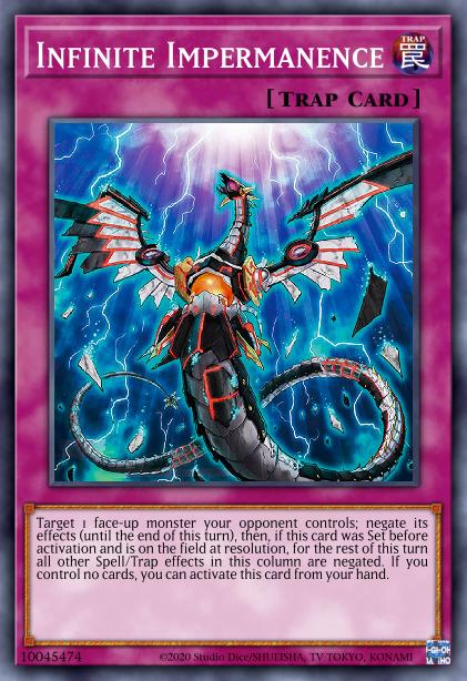 Infinite Impermanence SDCS-EN036 – 1st Edition – Super Rare – Yu-Gi-Oh! TCG – Mint/NM
