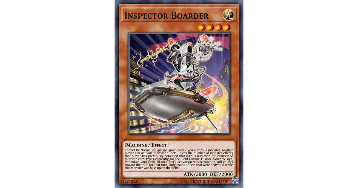 Inspector Boarder - RA01-EN010 - Ultra Rare 1st Edition