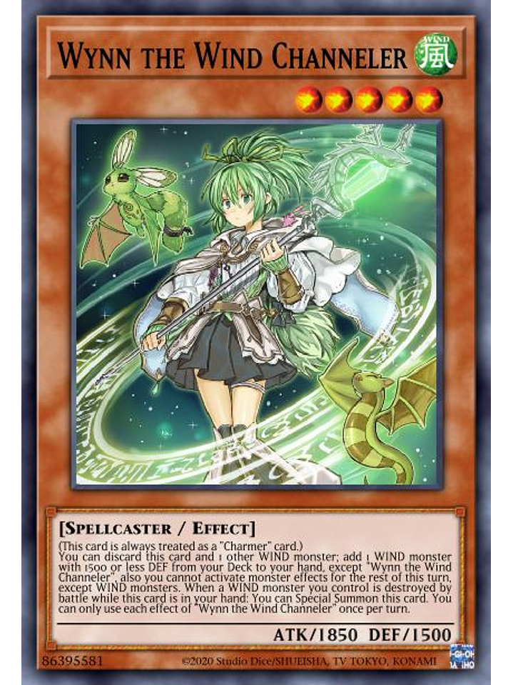 Wynn the Wind Channeler - RA01-EN018 - Ultra Rare 1
