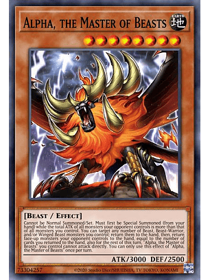 Alpha, the Master of Beasts - RA01-EN022 - Ultra Rare