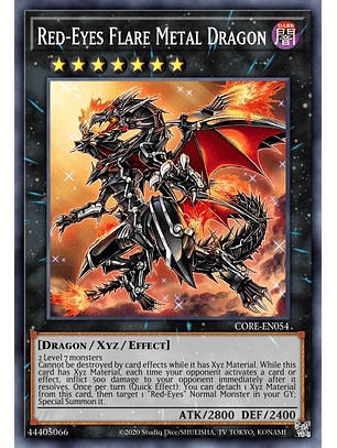Red-Eyes Flare Metal Dragon - RA01-EN038 - Secret Rare