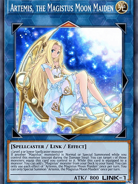 Artemis, the Magistus Moon Maiden - RA01-EN049 - Secret Rare