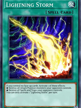 Lightning Storm - RA01-EN061 - Secret Rare