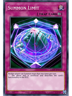 Summon Limit - RA01-EN070 - Secret Rare