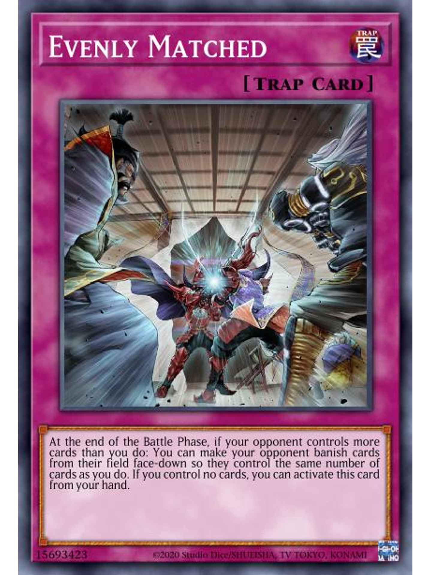 Evenly Matched - RA01-EN074 - Secret Rare 1